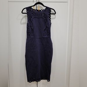 Ted Baker Navy Midi Dress